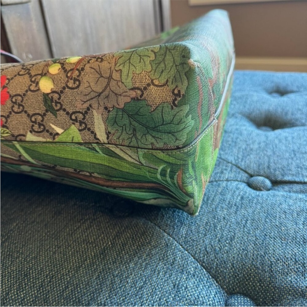 Gucci Multicolor Bird Print Tote - Picture 15 of 16